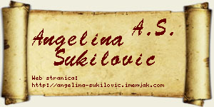 Angelina Šukilović vizit kartica